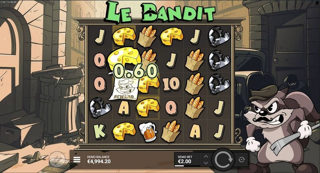 Le Bandit Slot (Hacksaw Video Gaming) – Kostnadsfri demonstrasjon og spill spill